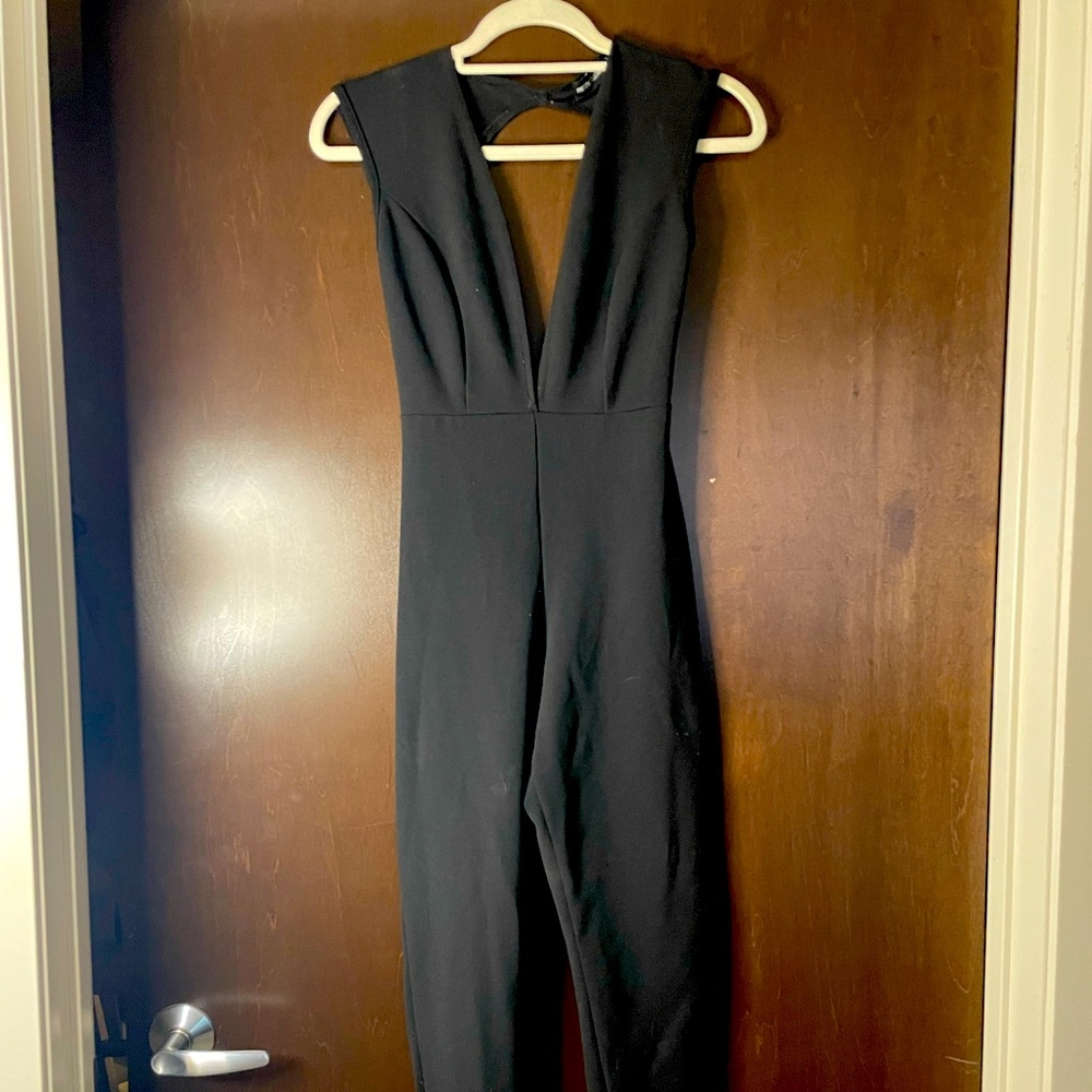 PLT black going out jumpsuit